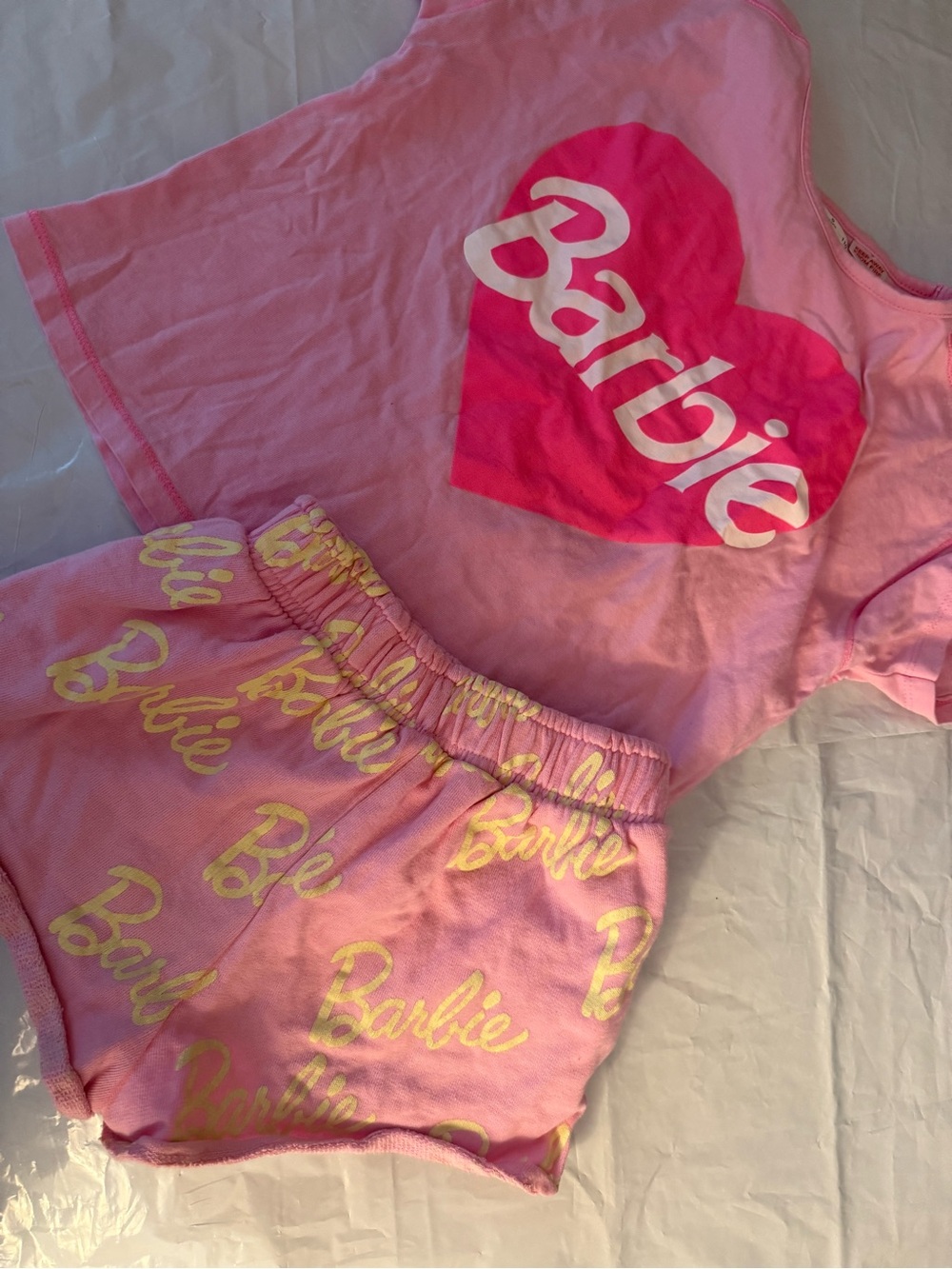 Barbie Pink Heart Girls' Summer set
